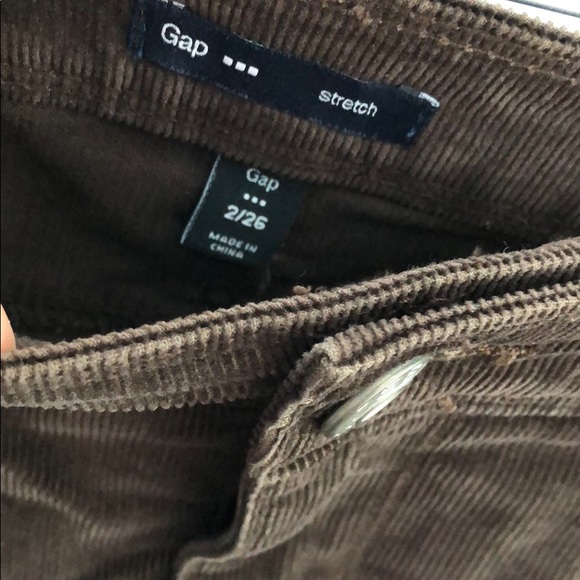 Brown Corduroy Mini Skirt - Picture 3 of 3